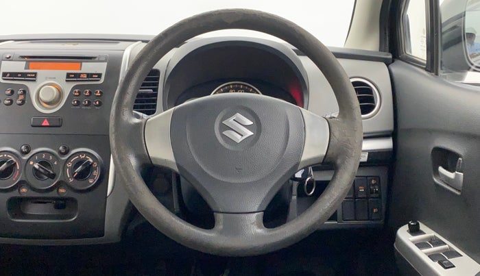 2012 Maruti Wagon R 1.0 VXI, Petrol, Manual, 93,075 km, Steering Wheel Close Up