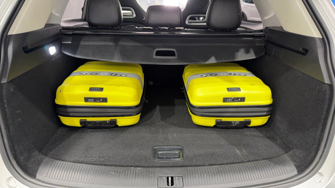Boot Inside View with Luggage