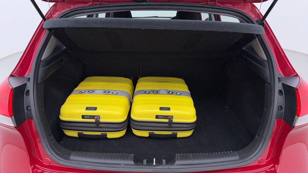 Boot Inside View with Luggage