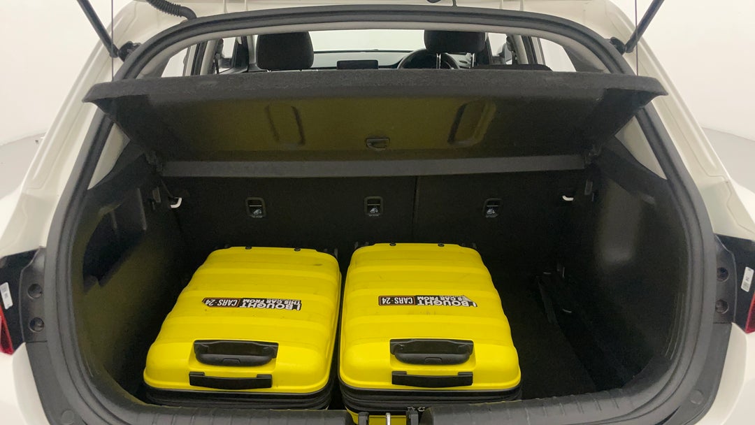 Boot Inside View with Luggage