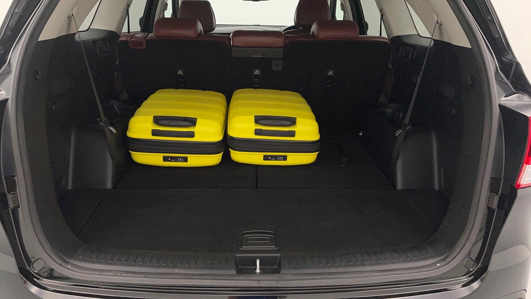 Boot Inside View with Luggage
