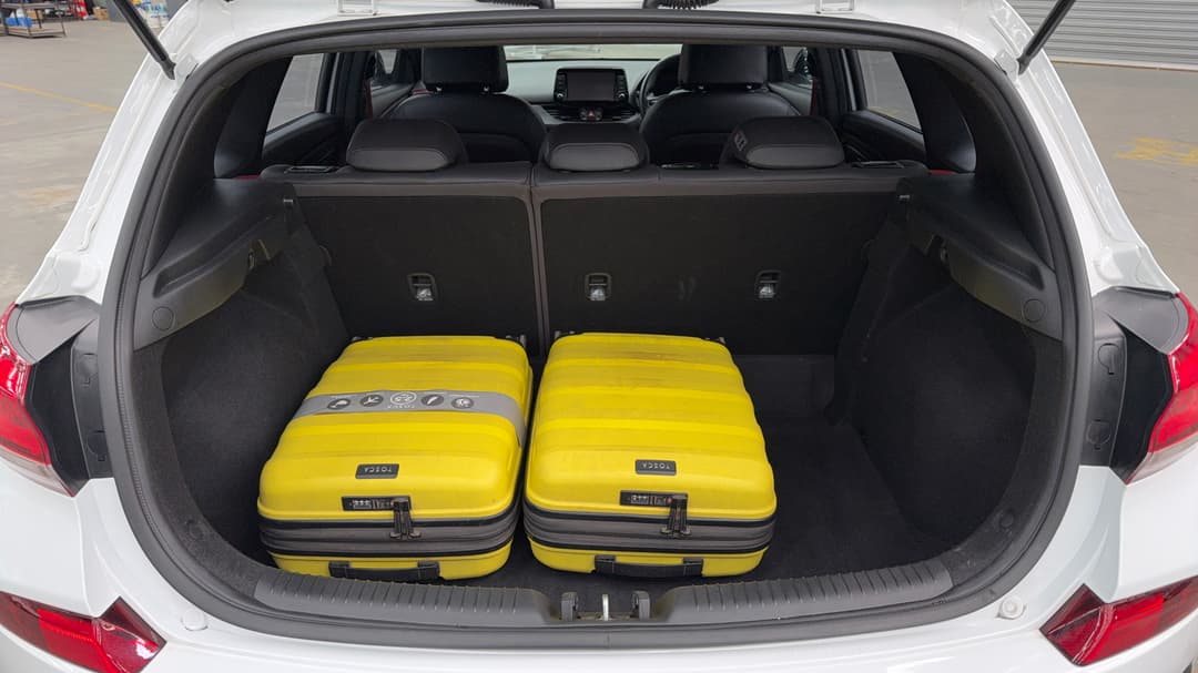 2020 Hyundai i30 N Line, Automatic, 78057 km, Boot Inside View with Luggage
