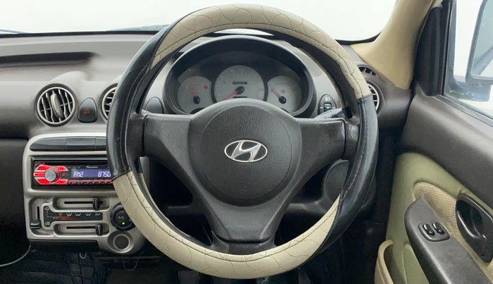 2012 Hyundai Santro Xing GL PLUS, Petrol, Manual, 1,04,532 km, Steering Wheel Close Up