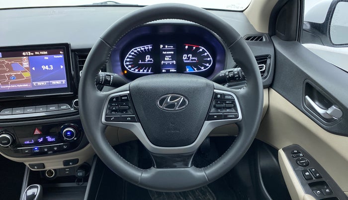 2021 Hyundai Verna SX(O) PETROL AT, Petrol, Automatic, 8,216 km, Steering Wheel Close Up
