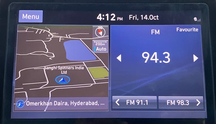 2021 Hyundai Verna SX(O) PETROL AT, Petrol, Automatic, 8,216 km, Touchscreen Infotainment System