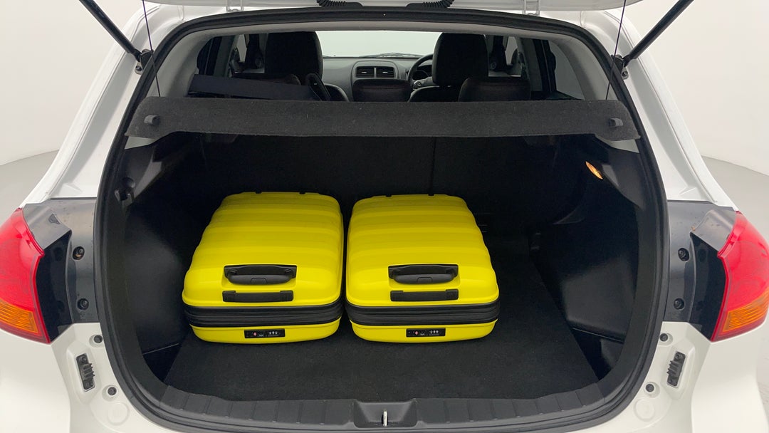 Boot Inside View with Luggage