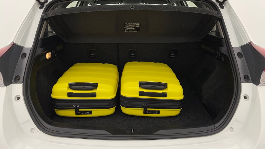 Boot Inside View with Luggage