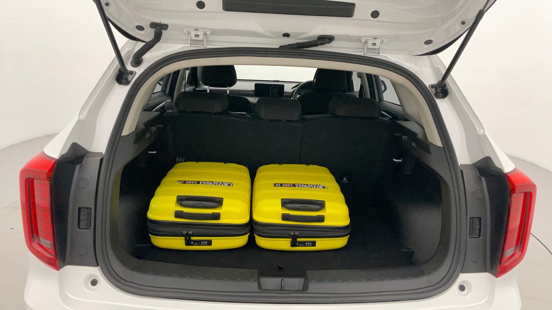 Boot Inside View with Luggage