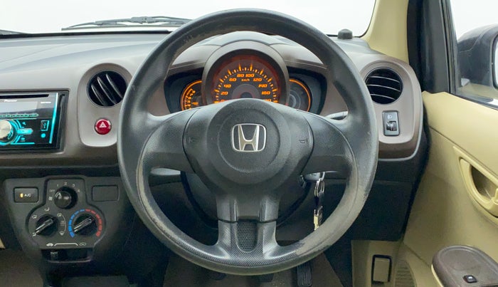 2014 Honda Amaze 1.2 EMT I VTEC, Petrol, Manual, 50,099 km, Steering Wheel Close Up