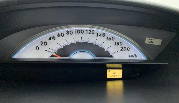 2012 Toyota Etios Liva G, Petrol, Manual, 20,432 km, Odometer Image