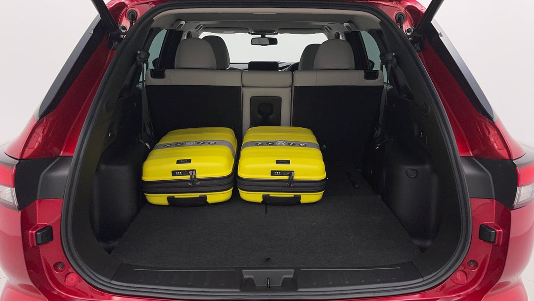 Boot Inside View with Luggage