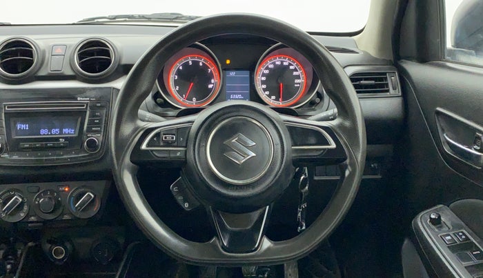 2019 Maruti Swift VXI, Petrol, Manual, 63,320 km, Steering Wheel Close Up