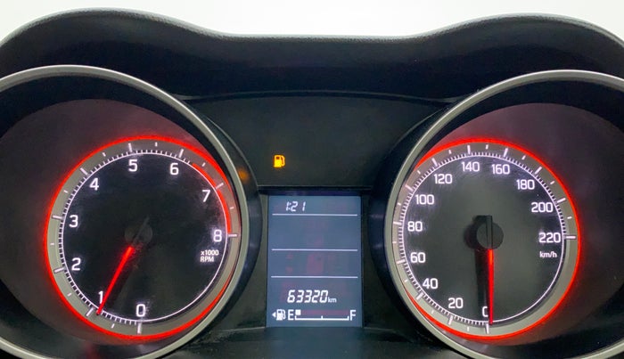 2019 Maruti Swift VXI, Petrol, Manual, 63,320 km, Odometer Image
