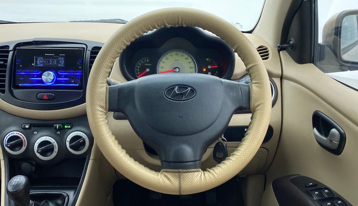 2009 Hyundai i10 SPORTZ 1.2, Petrol, Manual, 1,06,440 km, Steering Wheel Close Up