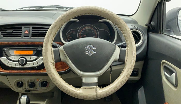 2014 Maruti Alto K10 VXI AMT, Petrol, Automatic, 61,596 km, Steering Wheel Close Up