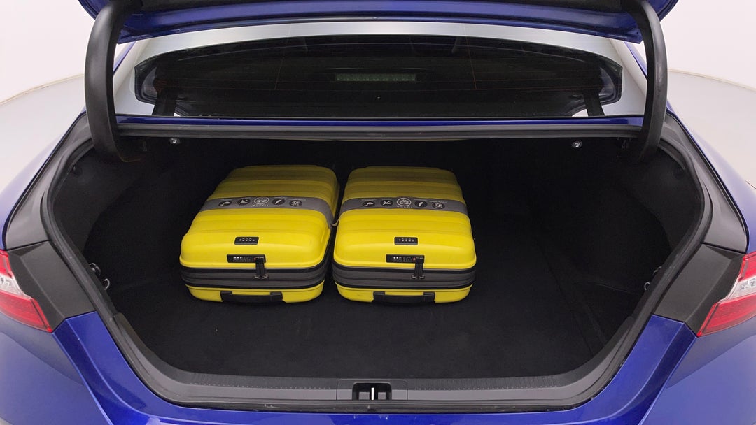 Boot Inside View with Luggage