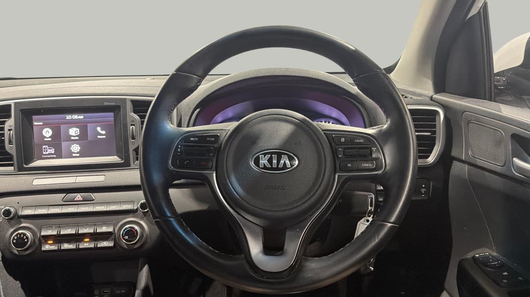 2017 Kia Sportage Si (FWD), Automatic, 120522 km, Steering Wheel Close-up