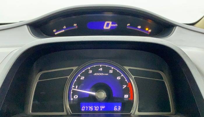 2010 Honda Civic 1.8L I-VTEC V MT, Petrol, Manual, 77,754 km, Odometer Image