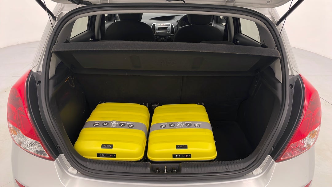 Boot Inside View with Luggage