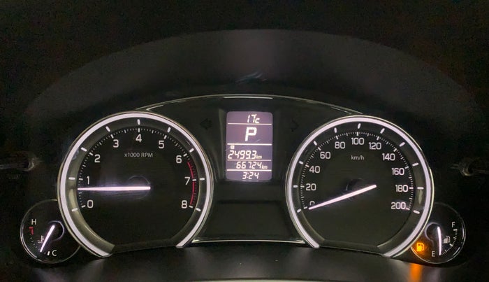 2017 Maruti Ciaz DELTA 1.4 AT PETROL, Petrol, Automatic, 66,724 km, Odometer Image