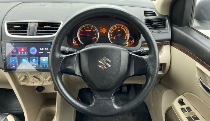 2014 Maruti Swift Dzire VXI, Petrol, Manual, 90,178 km, Steering Wheel Close Up