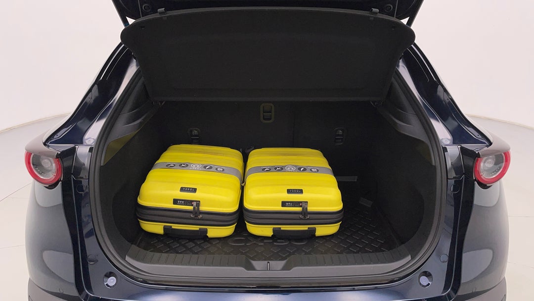 Boot Inside View with Luggage