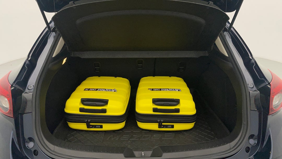 Boot Inside View with Luggage