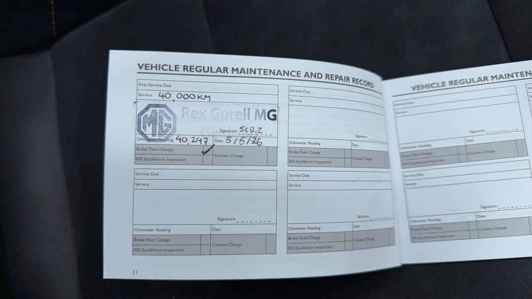 2023 MG Mg4 Xpower, Automatic, 43199 km, Service History