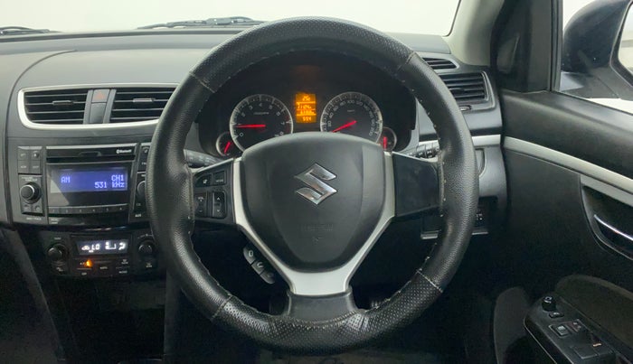 2017 Maruti Swift ZXI, Petrol, Manual, 63,367 km, Steering Wheel Close Up