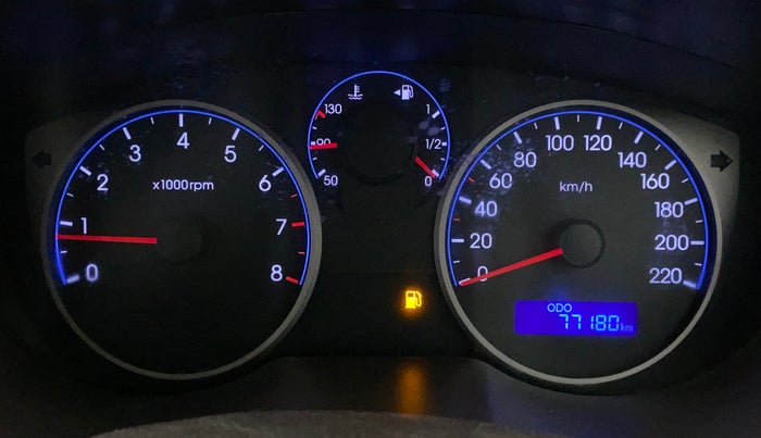2011 Hyundai i20 ASTA 1.2, Petrol, Manual, 77,680 km, Odometer Image