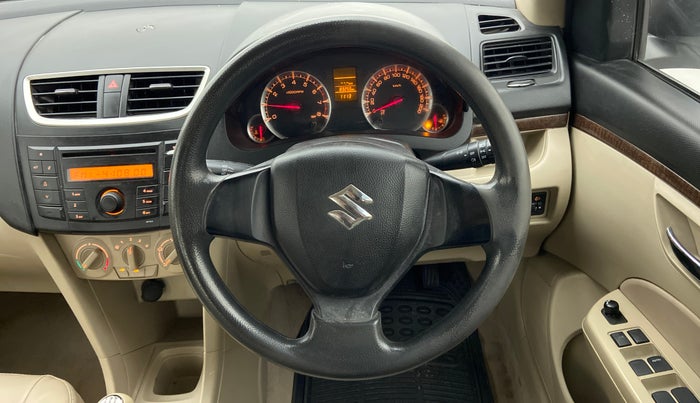 2013 Maruti Swift Dzire VXI, Petrol, Manual, 83,255 km, Steering Wheel Close Up