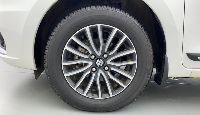 2020 Maruti Dzire ZXI Plus AMT, Petrol, Automatic, 7,406 km, Left Front Wheel