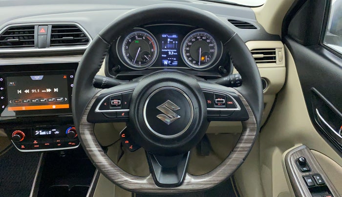 2020 Maruti Dzire ZXI Plus AMT, Petrol, Automatic, 7,406 km, Steering Wheel Close Up