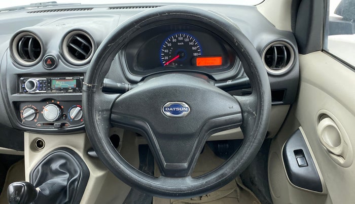 2016 Datsun Go T, Petrol, Manual, 64,169 km, Steering Wheel Close Up