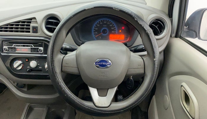 2016 Datsun Redi Go S, Petrol, Manual, 61,818 km, Steering Wheel Close Up