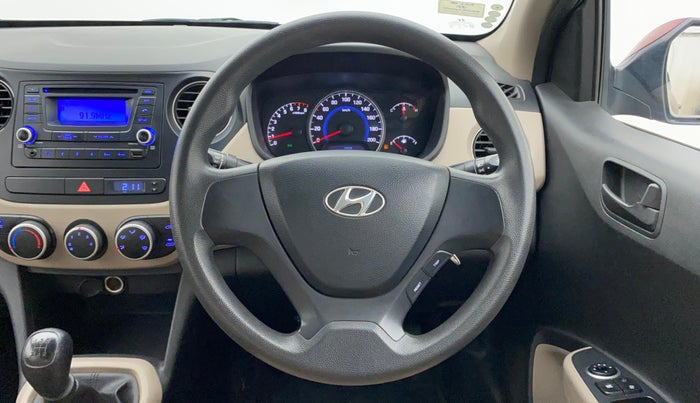 2014 Hyundai Grand i10 MAGNA 1.2 KAPPA VTVT, Petrol, Manual, 46,942 km, Steering Wheel Close Up