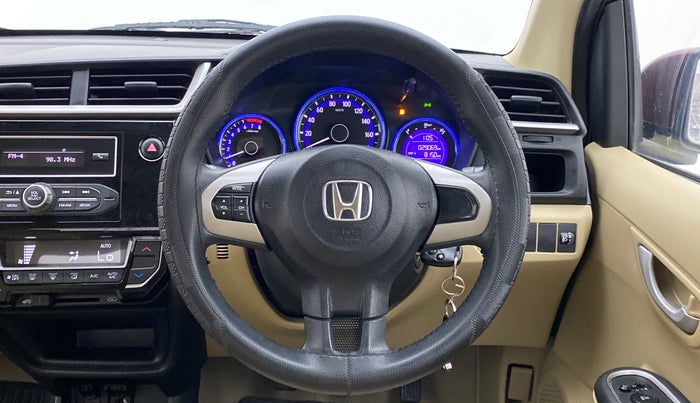 2017 Honda Amaze 1.2 VXMT I VTEC, Petrol, Manual, 29,146 km, Steering Wheel Close Up