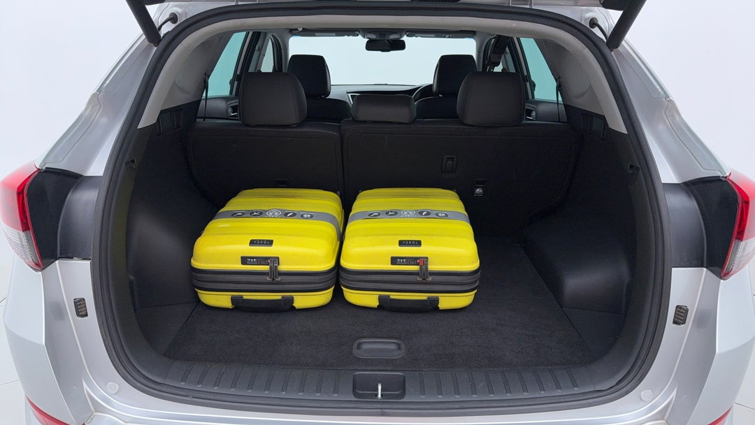 Boot Inside View with Luggage
