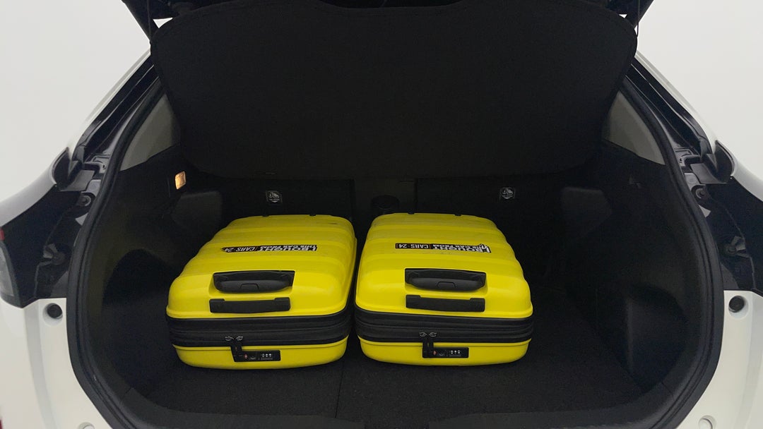 Boot Inside View with Luggage