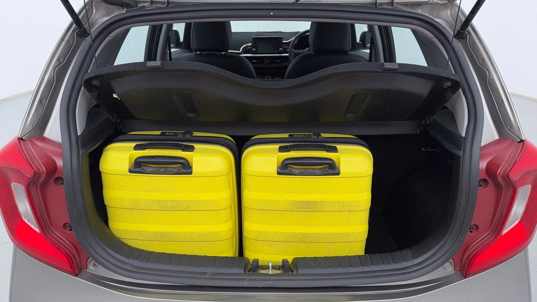 Boot Inside View with Luggage