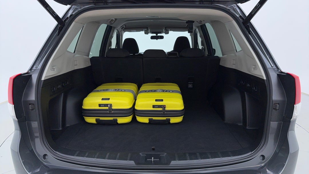 Boot Inside View with Luggage
