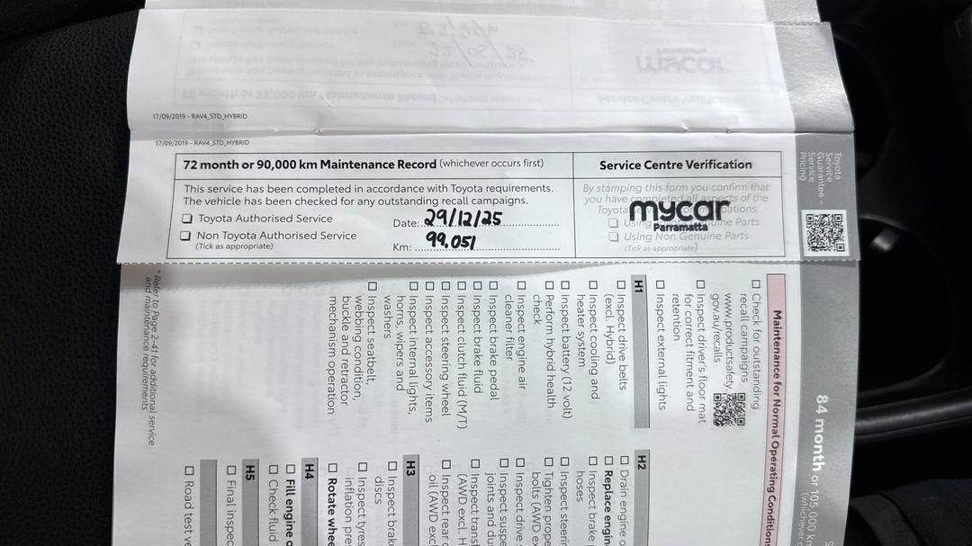 2020 Toyota RAV4 Gx (2WD), Automatic, 103503 km, Service History