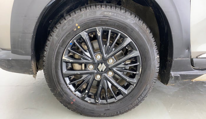 2019 Maruti XL6 ZETA SHVS, Petrol, Manual, 37,809 km, Left Front Wheel