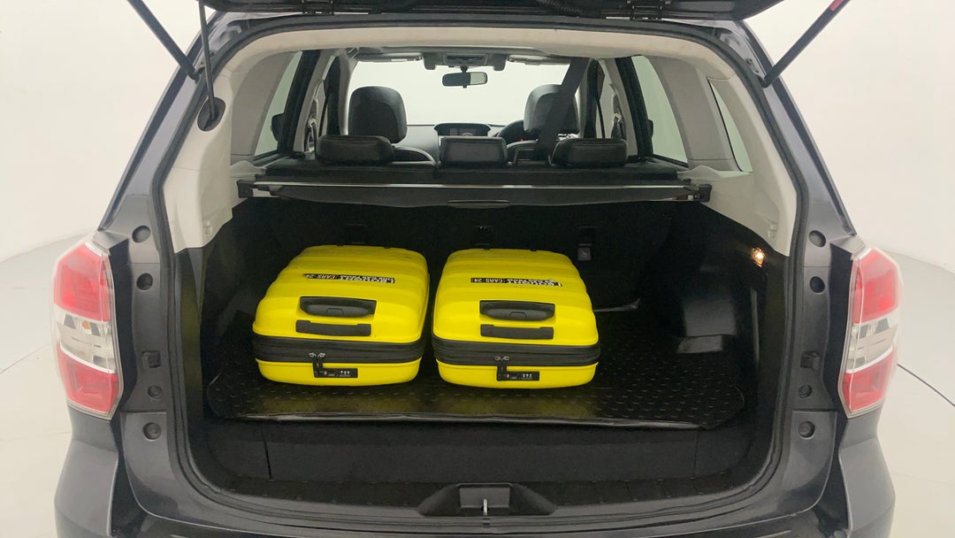 Boot Inside View with Luggage