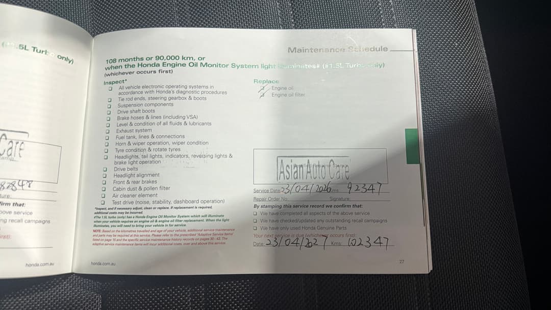 2019 Honda CR-V Vti (2WD), Automatic, 93971 km, Service History