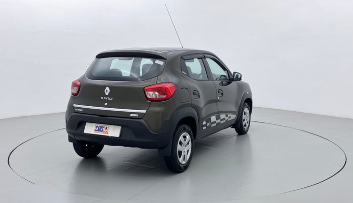 2017 Renault Kwid RXT 1.0 EASY-R AT OPTION, Petrol, Automatic, 7,657 km, Right Back Diagonal