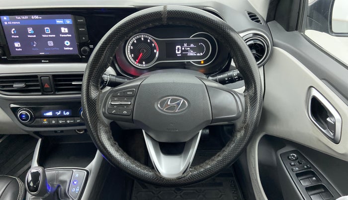 2020 Hyundai GRAND I10 NIOS SPORTZ AMT 1.2 KAPPA VTVT, Petrol, Automatic, 23,963 km, Steering Wheel Close Up