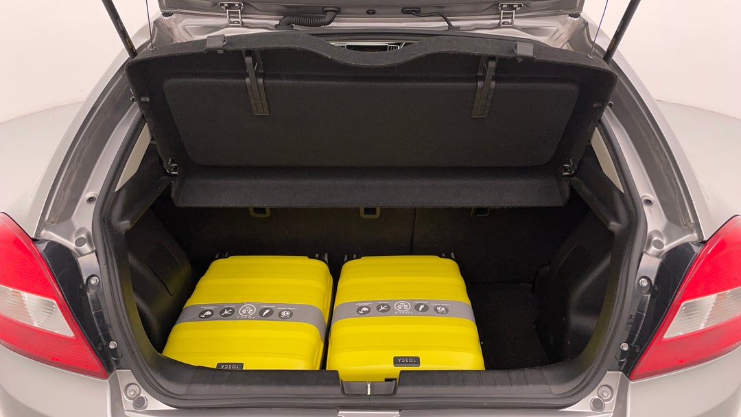 Boot Inside View with Luggage