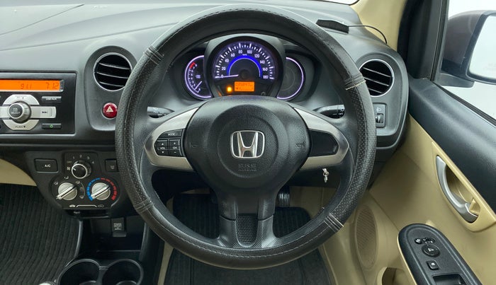 2015 Honda Amaze 1.2 VXMT I VTEC, Petrol, Manual, 36,072 km, Steering Wheel Close Up