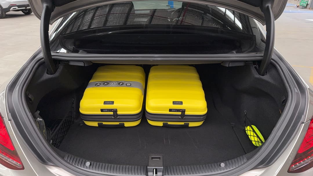 2021 Mercedes-benz C200 C200, Automatic, 75096 km, Boot Inside View with Luggage
